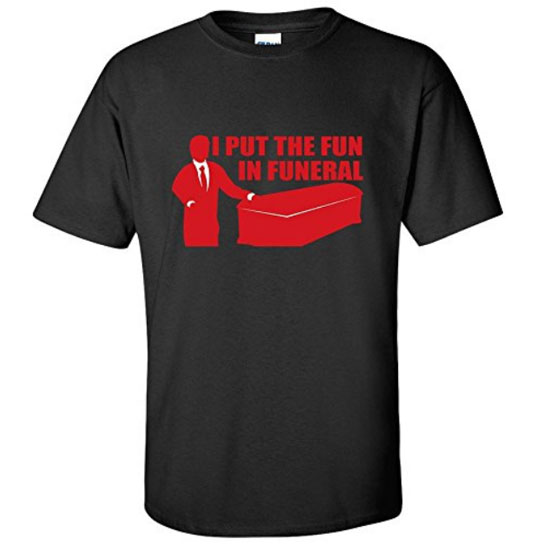 funeral director t shirts