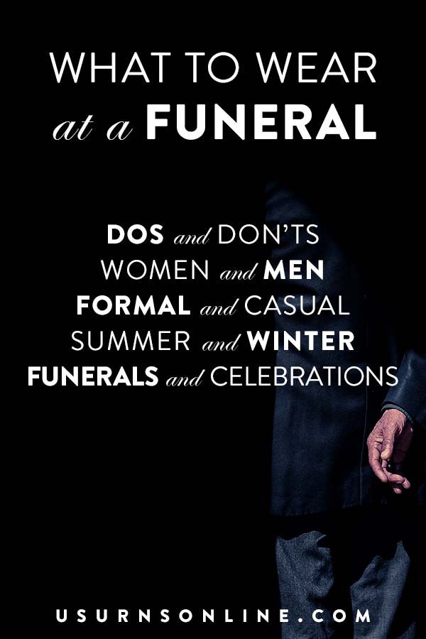 smart funeral wear