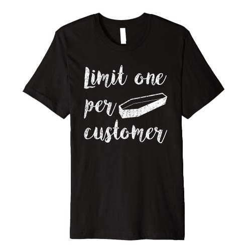 funeral director t shirts