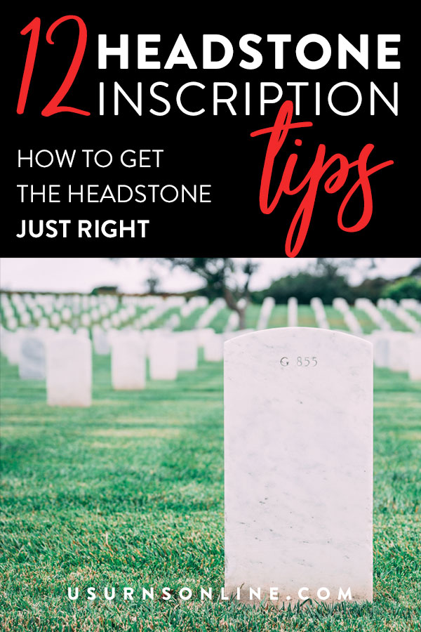 Headstone Inscription Tips 