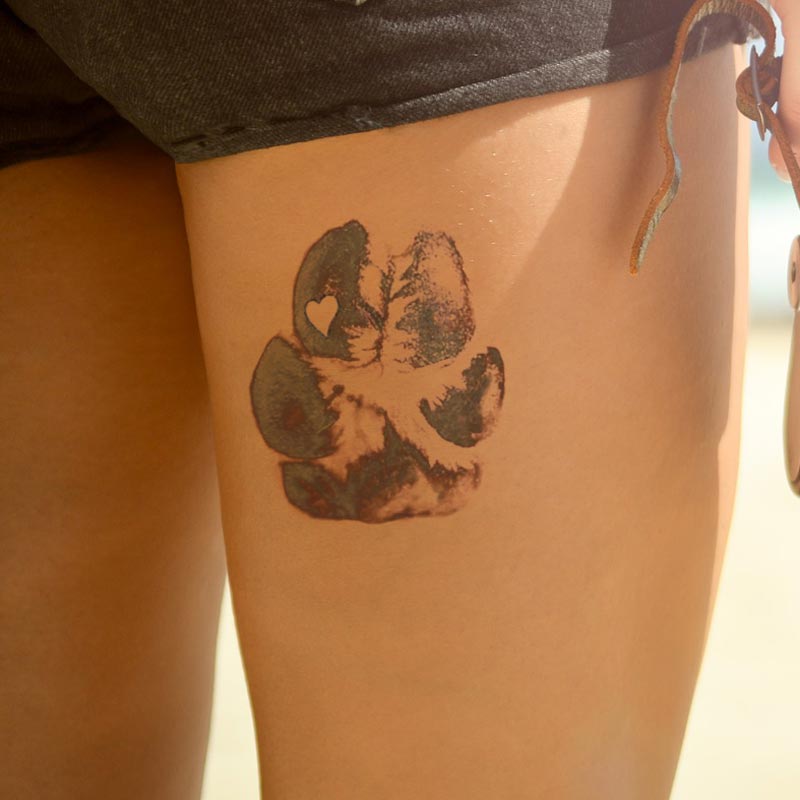 Tattoo Infinity symbol with paw prints. | Infinity tattoos, Print tattoos, Paw  tattoo