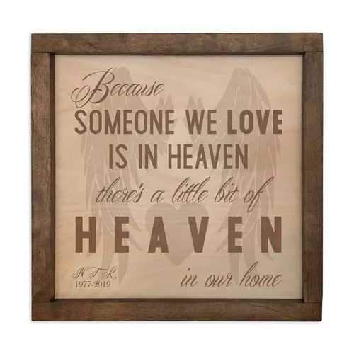 Wall Mounted Plaque Cremation Urn for Mom