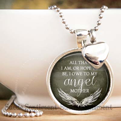 I owe it all to my Mother - Memorial Urn Necklace for Mom