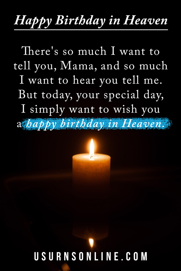 Happy Birthday in Heaven: Best Heavenly Birthday Wishes » Urns | Online