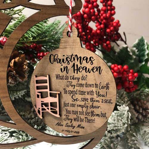 picture frame loving memory ornament