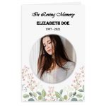 Free Funeral Program Template: Blossoms