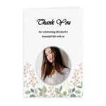Free Funeral Thank You Card Template: Blossoms