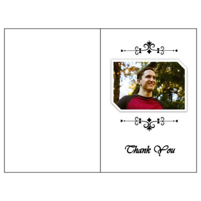 Front and Back Page (Funeral Card Bifold)