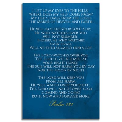Blue & Gold Branches Design- Back Prayer Card Templates