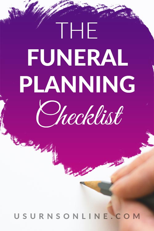 Funeral Planning Checklist (Free Printable) » Urns Online