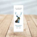 Deer Creek Funeral Bookmark