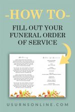 How to Write a Funeral Order of Service (+ Templates) » Urns | Online