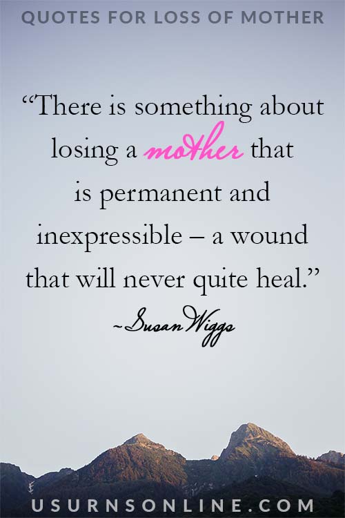 narrative essay about losing a mother