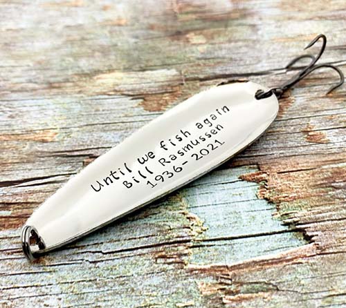 Fishing, Fishing Memorial Gift, Sympathy Gift, Sympathy Gifts, Custom  Sympathy Gift, Funeral Gift, Loss of Friend, in Memory of Gifts, Fish 