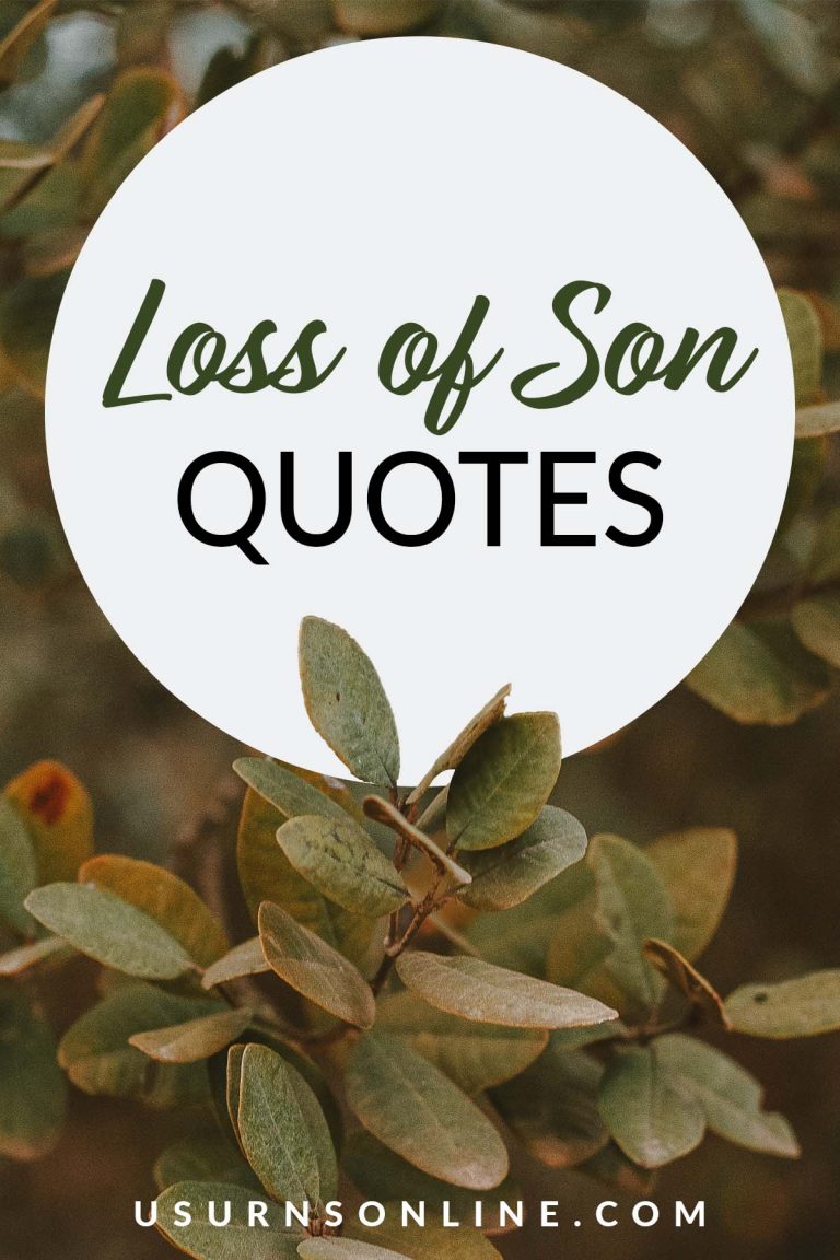 101 Loss of Son Quotes for Sympathy & Healing » US Urns Online