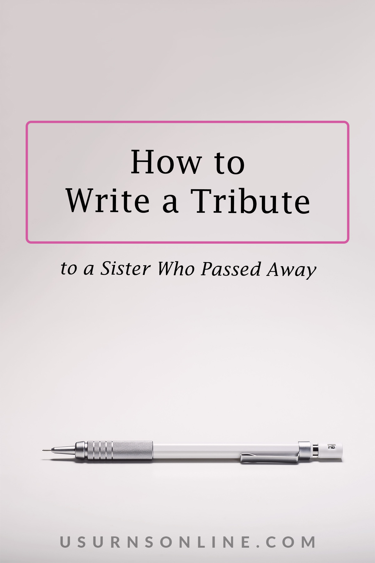 How To Write A Tribute To A Sister Who Passed Away Urns Online