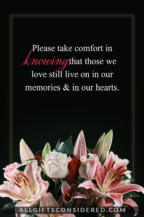 condolence message for loss of father