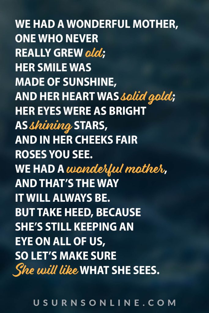 beautiful mother poems from daughter