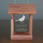 Cardinal Personalized Memorial Bird Feeder