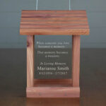 Custom Text Memorial Bird Feeder