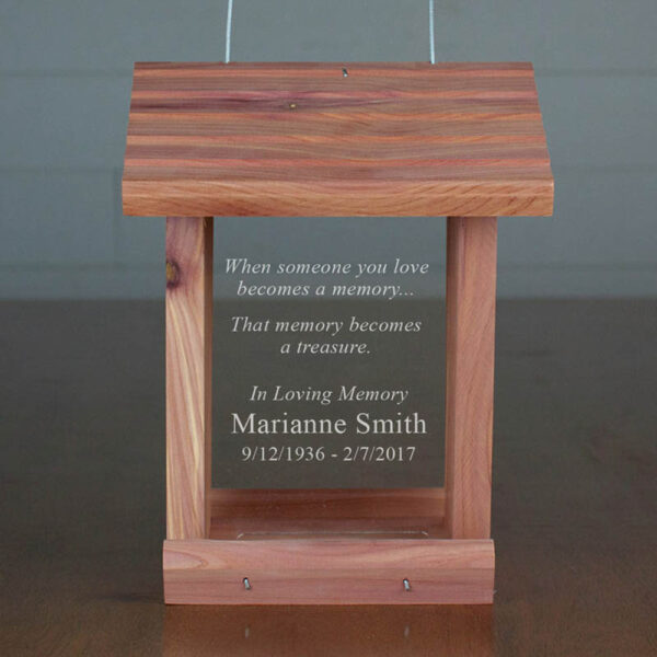 Custom Memorial Birdfeeder