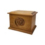 Groton Maple Cremation Urn US Navy Huguenot Finish