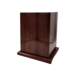 St Johnsbury Mahogany Cremation Urn