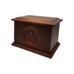 Groton Maple Cardinal Cremation Urn Walnut Finish