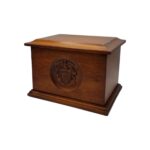 Groton Maple US Navy Cremation Urn Walnut Finish