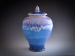 Adult Ceramic Memorial Urn "True Blue"