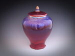 Adult Ceramic Memorial Urn "Red Merlot"