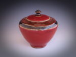 Medium Ceramic Memorial Urn "Oriental Red"